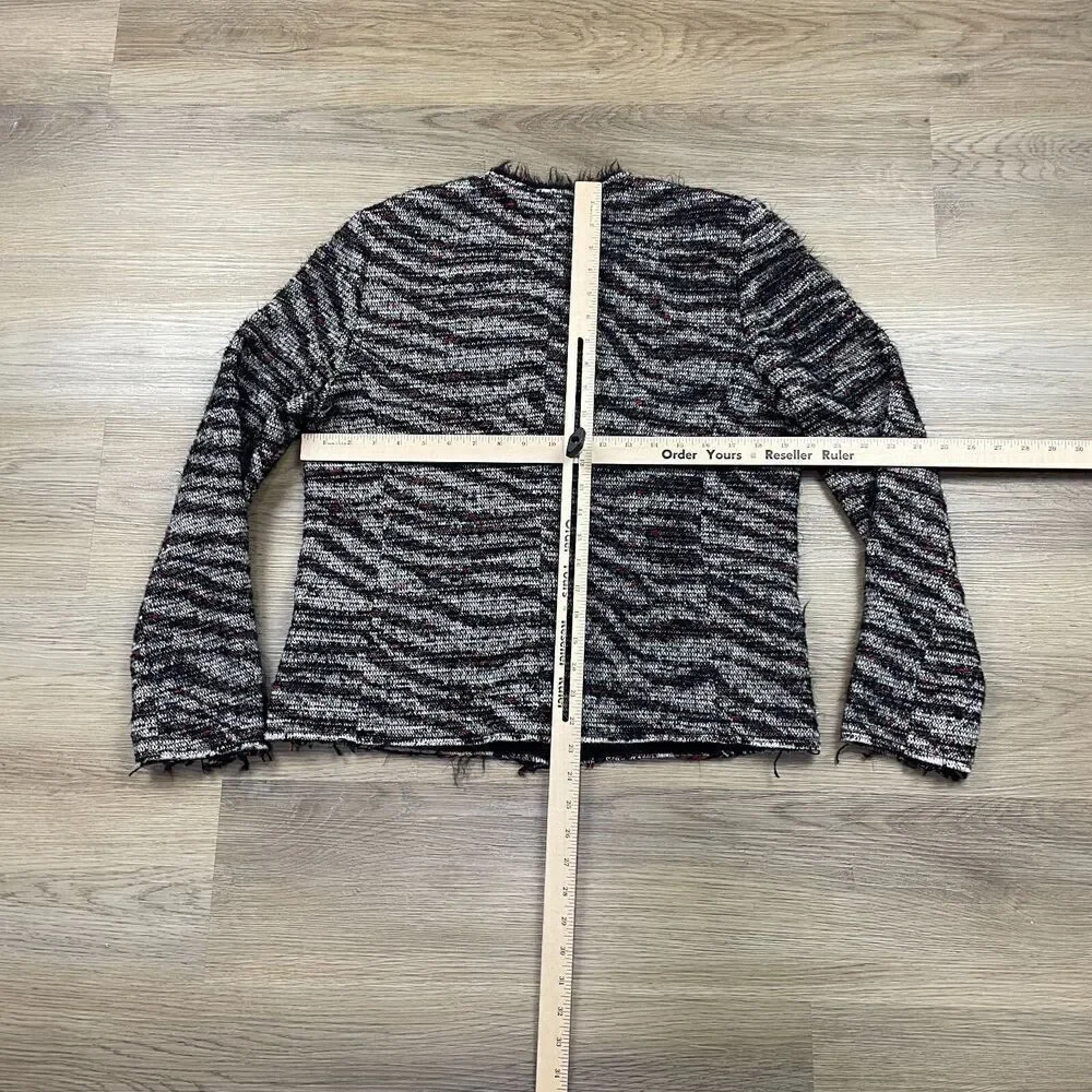 Isabel Marant Jacket Womens 44 Gray Etoile Designer Wool Boucle - Picture 8 of 11